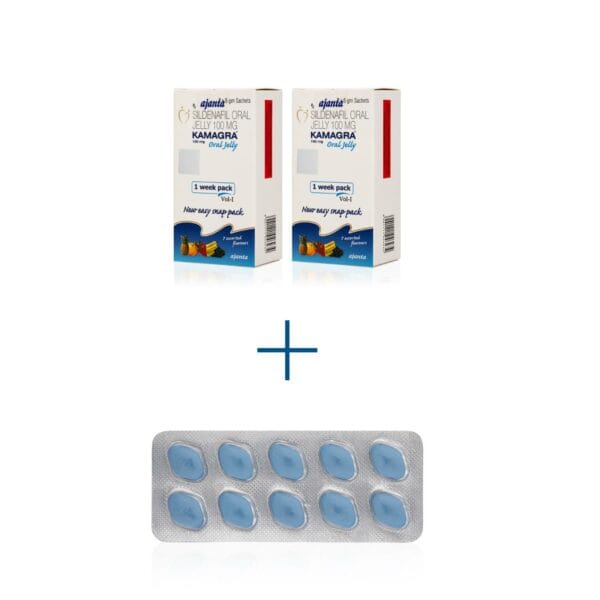 מבצע 2 חבילות קמגרה + ויאגרה גנרית Cenforce 100mg